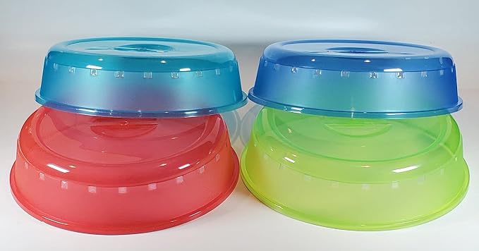 Rock 4 Pack of Microwave Plate Bowl Splatter Cover. Keep Your Microwave Clean - Image 9