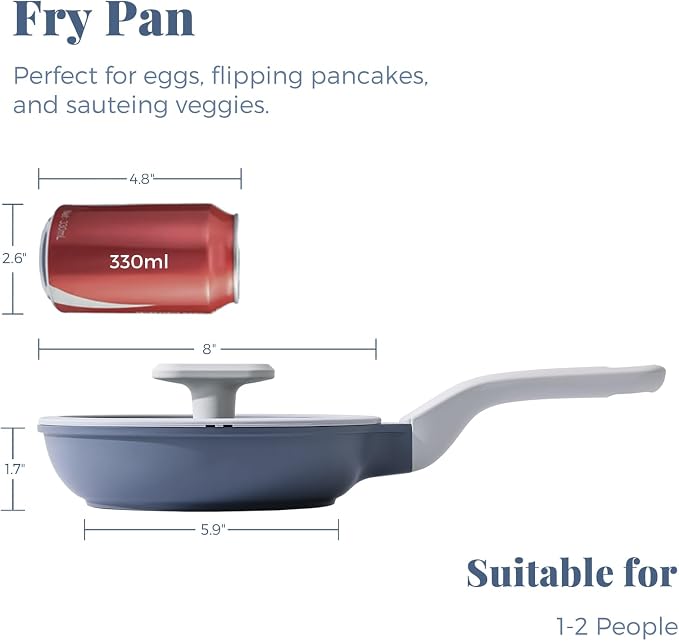 PRICUSIS Nonstick Ceramic Frying Pan - Image 2