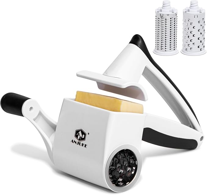 Rotary Cheese Grater Hand Crank by ANJUKE