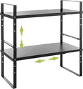 Across-Star Expandable Cabinet Shelf Organizer Rack, Stackable Kitchen Counter by Acorss-Star