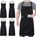 4 Packs Chef Apron, Adjustable Aprons by loteaf