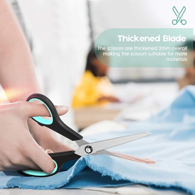 iBayam 3-Pack 8" Heavy Duty Scissors - Image 7