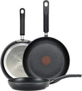 T-Fal Experience Non Stick Fry Pan Set 3 Piece, 12 Inch Induction Oven Broiler by T-falbrand