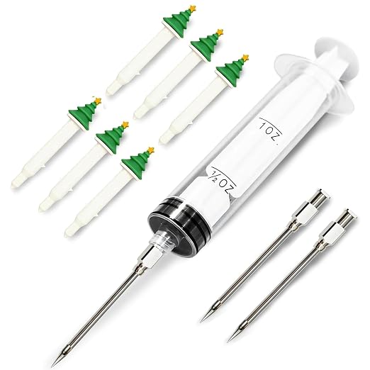 CloudHand Meat Turkey Pop Up Timer & Flavor Injector Set, Turkey Thermometer by CloudHand