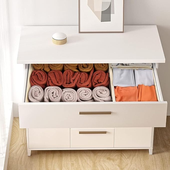 Criusia Drawer Organizer Clothes, 24 Pack Dresser Organizer Bins - Image 6