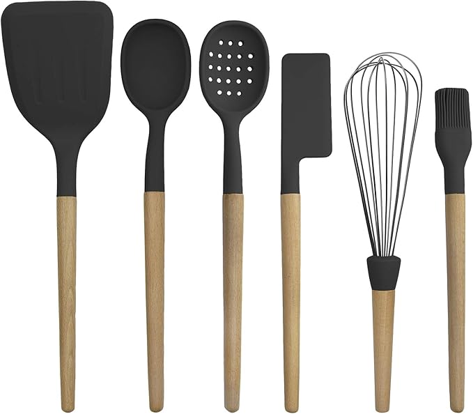 Country Kitchen Non Stick Silicone Utensil Set by CountryKitchen