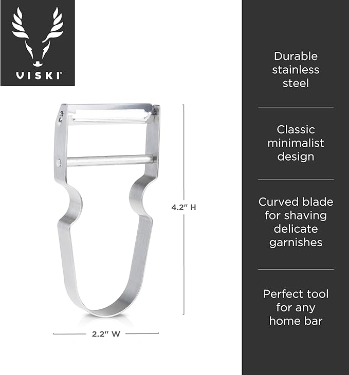 Viski Citrus Peeler Tool, Fruit Peeler - Image 3
