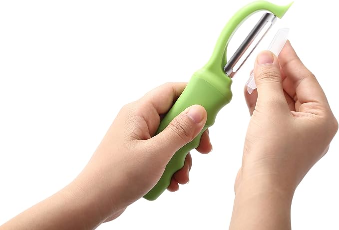 Spring Chef Premium Swivel Vegetable Peeler, Soft Grip Handle and Ultra Sharp - Image 8