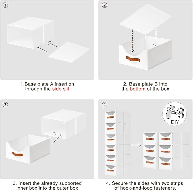 Homsorout Stackable Storage Drawers - Image 7