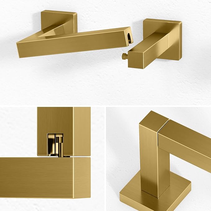 FEILERN Toilet Paper Holder Wall Mounted Post Pivoting Square Tissue Holders - Image 7