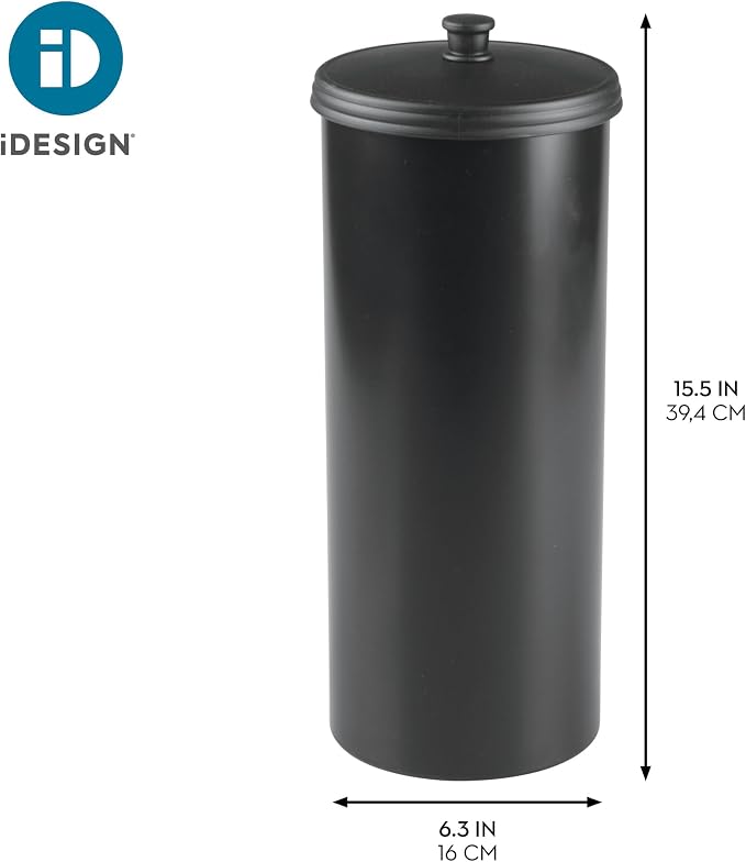 iDesign Freestanding Bathroom Toilet Paper Storage Holder - Image 4