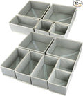 Fordonral 12 Pack Drawer Organizer Clothes, Foldable Fabric Dresser Organizer by Fordonral