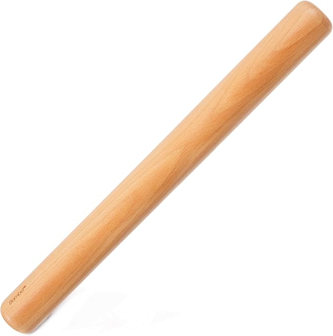 Bamber Mini Wood Rolling Pin for Baking Small Wooden Rolling Dowel Stick Dough by Bamber