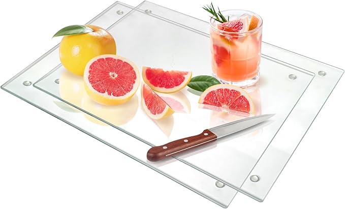 Seelenruhe Tempered Glass Cutting Boards by Unknown