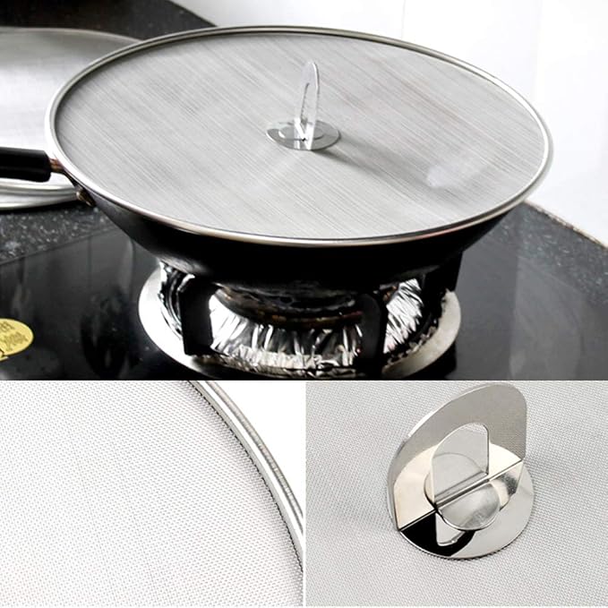 9.84" Stainless Steel Splatter Screen - Image 4