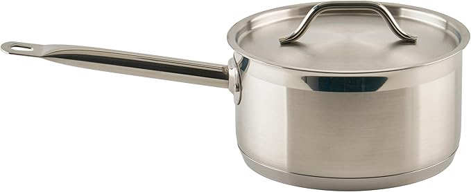 Winco Heavy-Duty Stainless Steel Sauce Pan by Winco