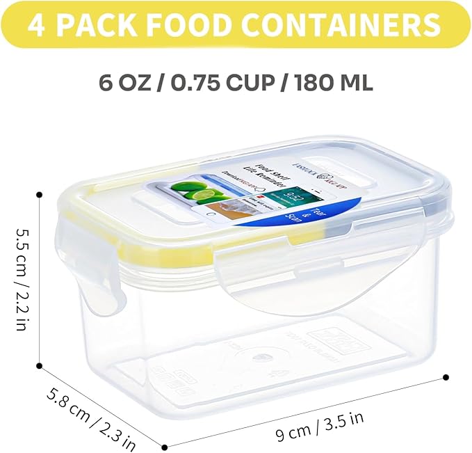 KIGI Small Plastic Food Storage Container Set - Image 2