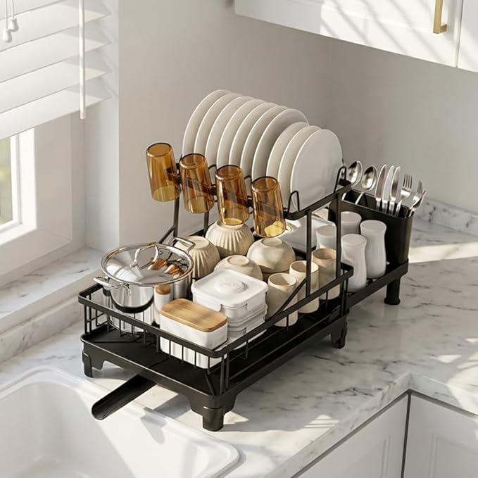 GSlife 2 Tier Dish Drying Rack - Image 8