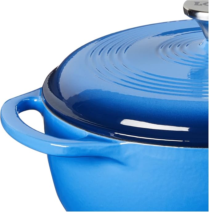 Lodge 4.5 Quart Enameled Cast Iron Dutch Oven - Image 9