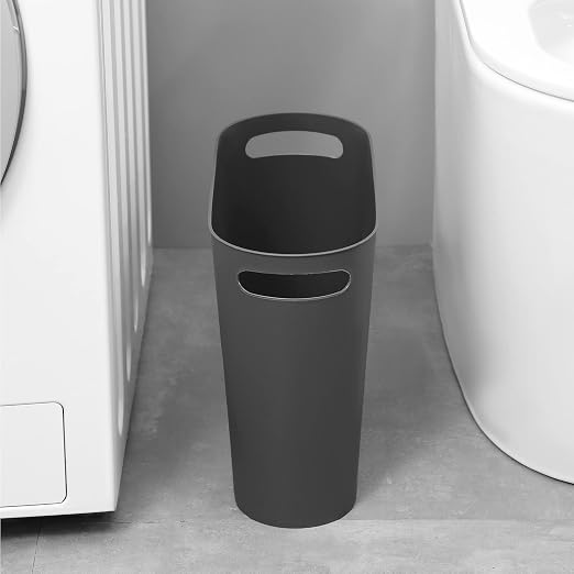 rejomiik Small Trash Can, 3.5 Gallon Slim Garbage Can Plastic Waste Basket - Image 5