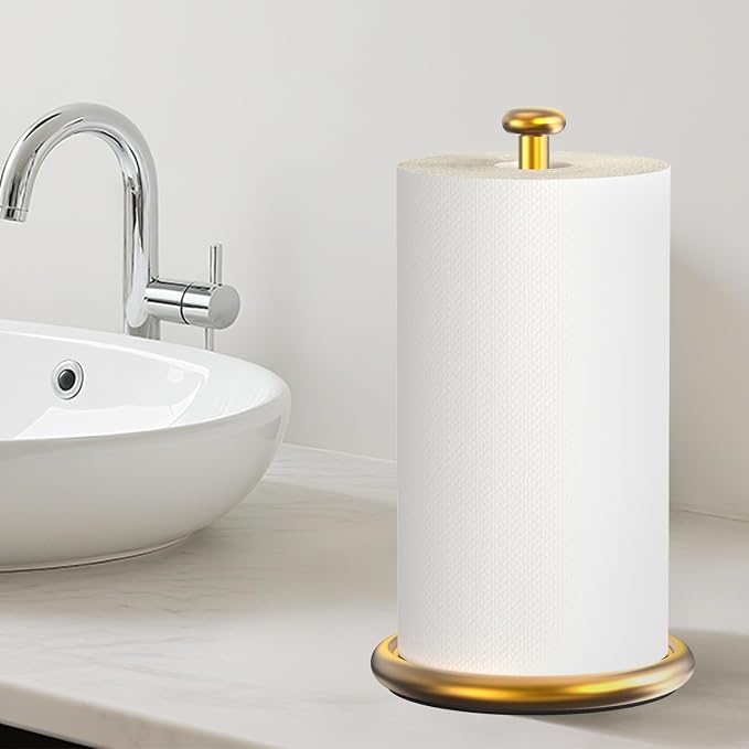 VEHHE Gold Paper Towel Holder Countertop - Image 9