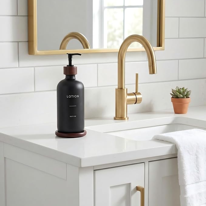 Soap Dispenser Bathroom, Refillable Lotion Dispenser - Image 2