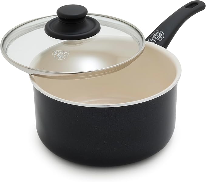 GreenLife 2.5QT Nonstick Saucepan by GreenLife