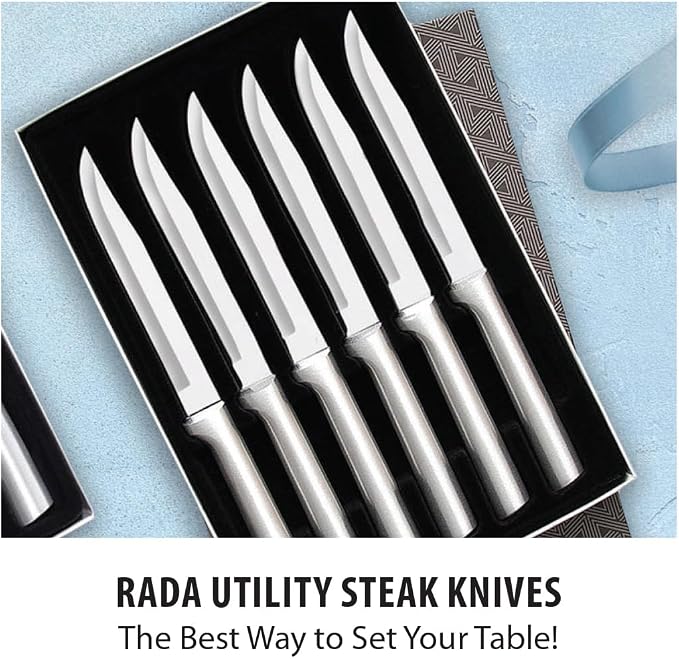 Rada Cutlery Six Utility/Steak Knives Gift Set, 6-Piece Knife Set, Stainless - Image 3