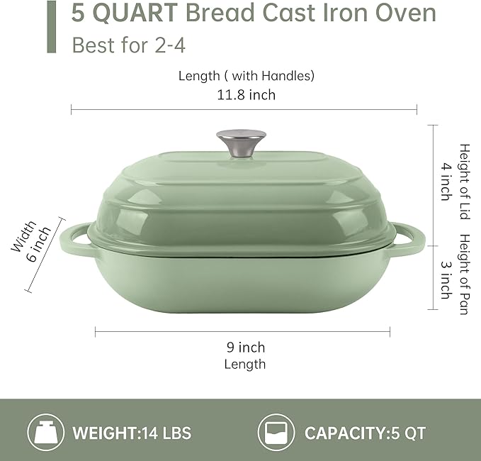 Premium Enameled Cast Iron Dutch Oven - Image 2