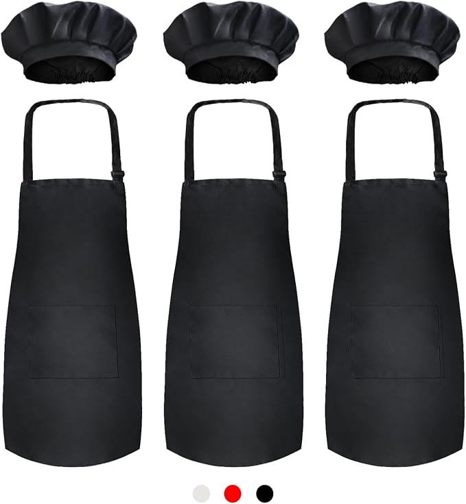 Novelty Place Kid's Apron with Chef Hat Set by NoveltyPlace