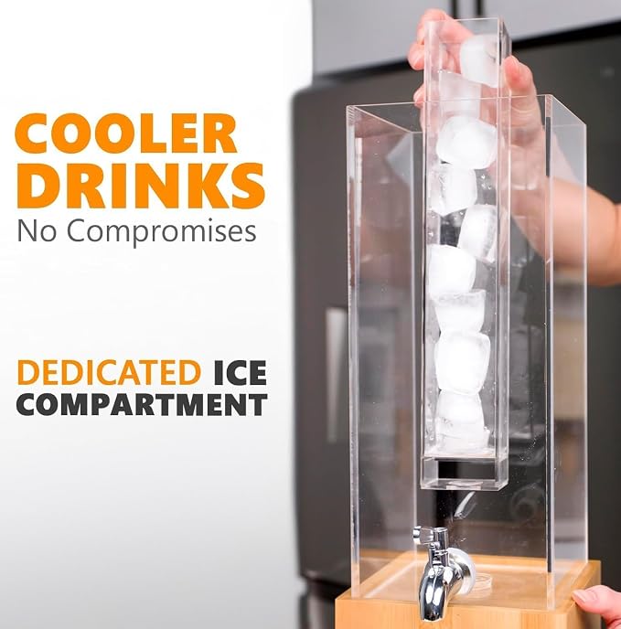 ACRYLIC Drink Dispenser- 1.25 GALLON Beverage Dispenser - Image 4