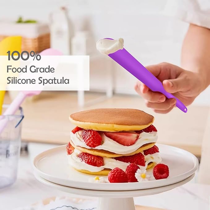 Silicone Jar Spatula, Heat Resistant Jam Spreader - Image 3