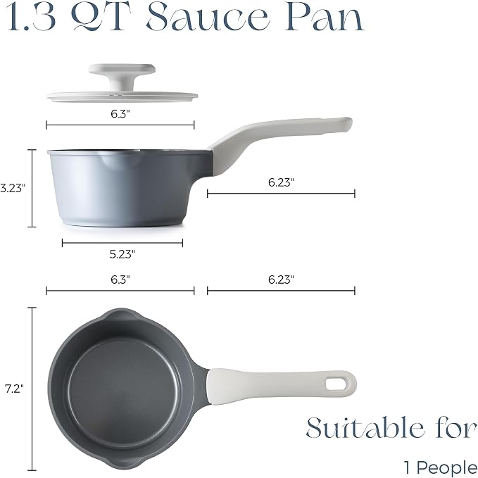 PRICUSIS Ceramic Nonstick Saucepan - Image 9
