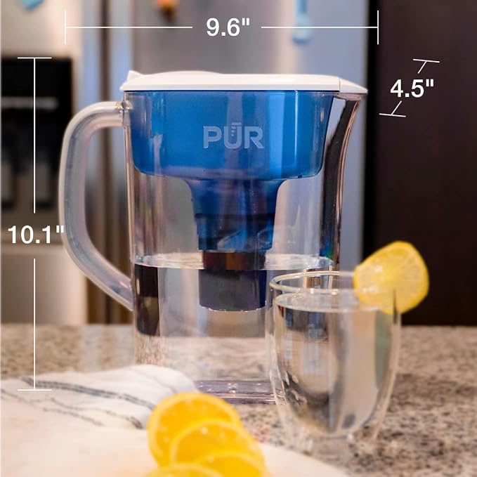PUR 7-Cup Water Filter Pitcher, Great-Tasting Water, Dishwasher Safe, Faster - Image 7