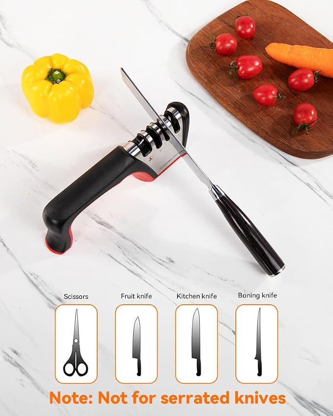 Brigii 4-in-1 Knife Sharpener, Kitchen Knife Accessories - Image 5
