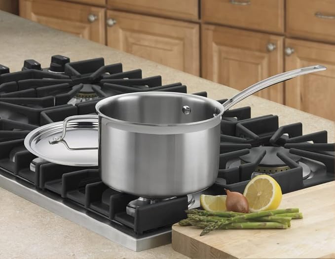 Cuisinart MCP193-18N Multiclad Pro Triple Ply Stainless 3-Quart Skillet - Image 2