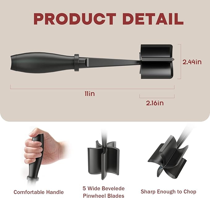 2 Pcs Meat Chopper, Upgrade Hamburger Smasher, Premium Heat Resistant Meat - Image 2