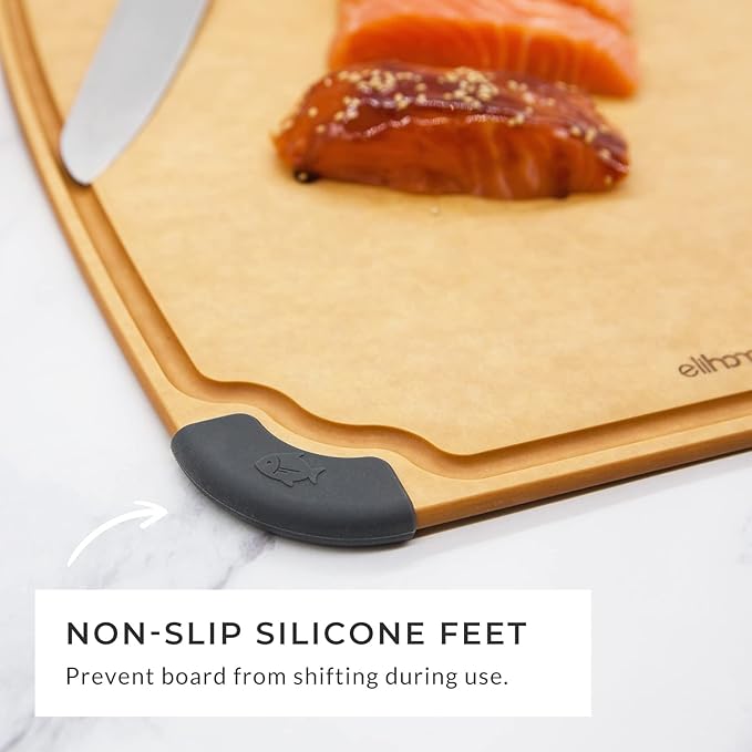 Elihome Essential Series 3-in-1 Cutting Board Set, Knife Friendly, Dishwasher - Image 3