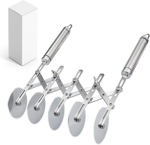 5-Wheel Professional Pastry Cutter by Unknown
