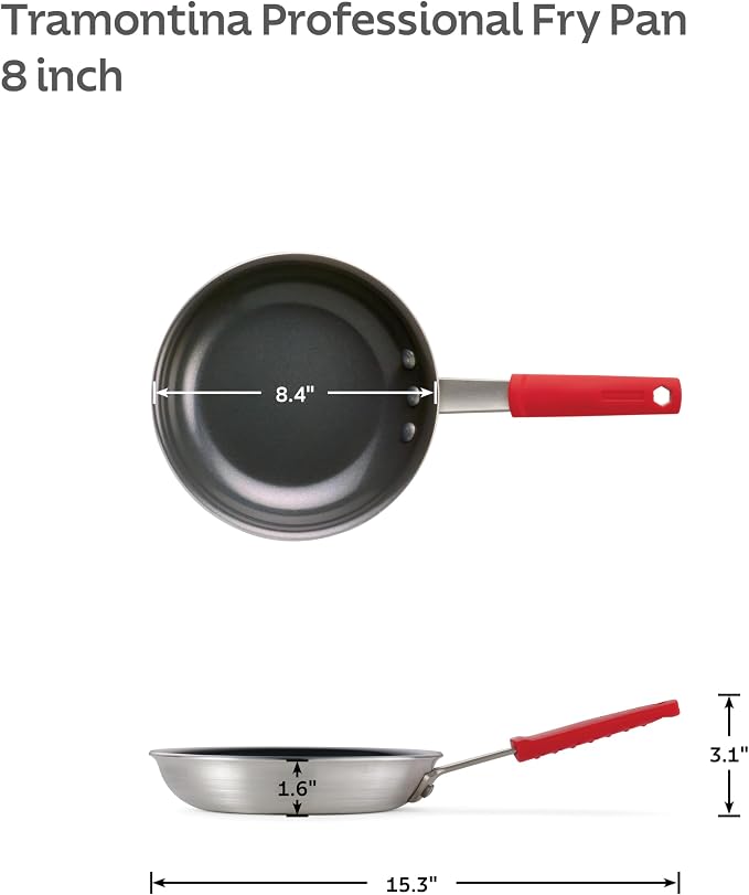 Tramontina Professional 8-Inch Ceramic Non Stick Small Frying Pan, Heavy-Gauge - Image 5