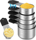 Magnetic Measuring Cups, Stainless Steel Kitchen Aid Cups Measuring set by Unknown