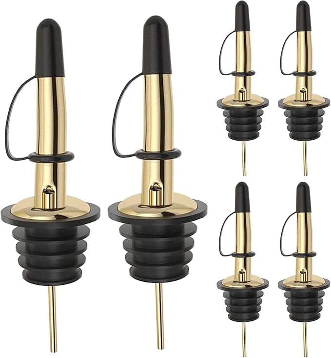 Pafusen 6 Pack Liquor Bottle Pourers, Liquor Pour Spout by Pafusen