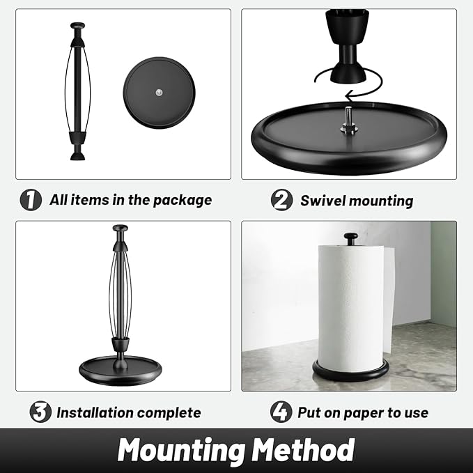 VEHHE Paper Towel Holder Countertop - Image 5