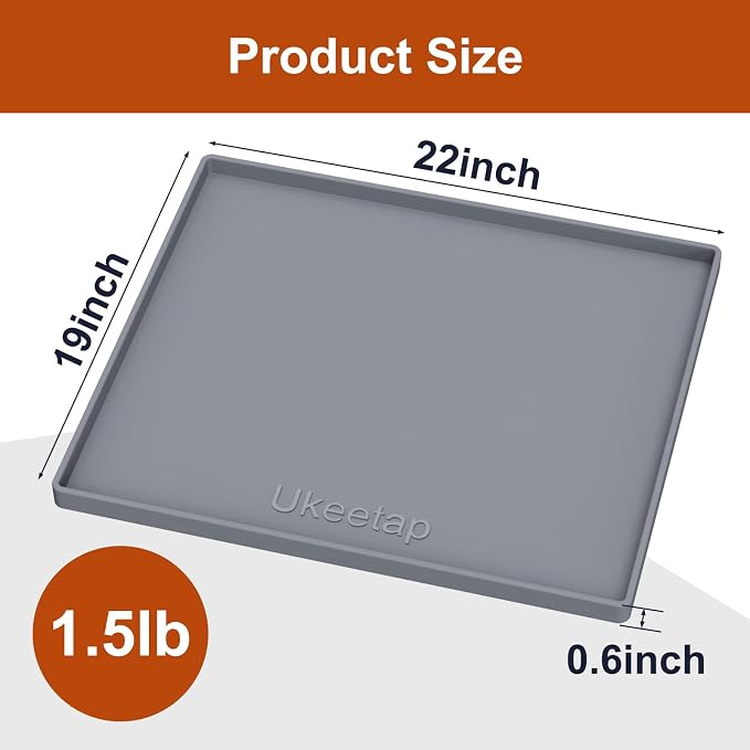 ukeetap Extra Thick Silicone Mat Waterproof - Image 7