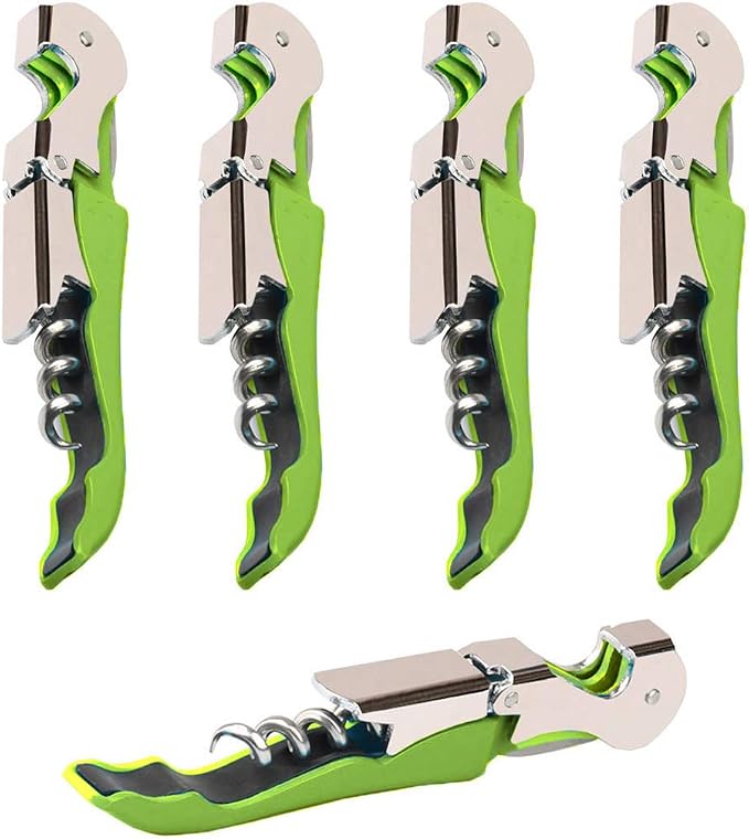 Professional Waiter Corkscrew Wine Openers Set, Upgraded by Kit-Home