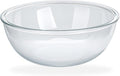 6.3 Qt Large Glass Mixing Bowl, 12.3" Clear Glass Salad Cooking Bowls by MUUBOOX