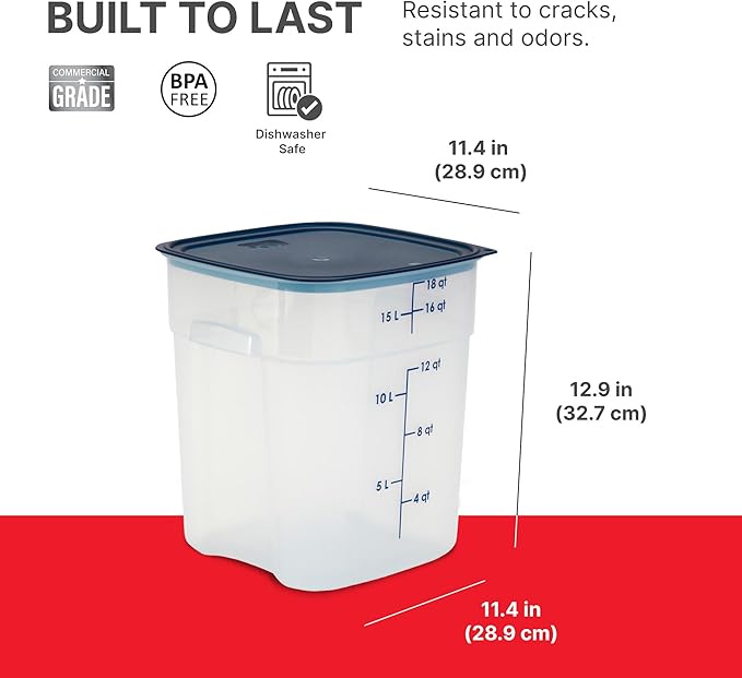 Cambro FreshPro 18 Quart Food Storage Container - Image 4
