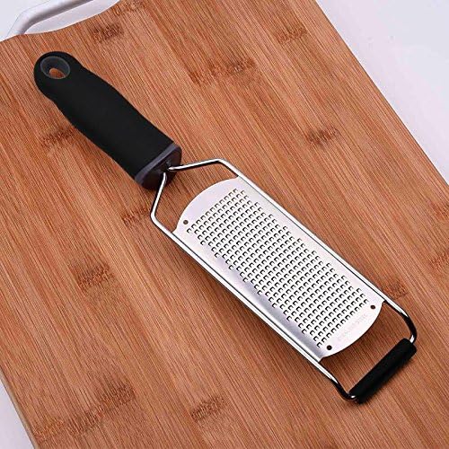 Stainless Steel Cheese Grater, Ergonomic Soft Handle Lemon Ginger Potato Zester - Image 4
