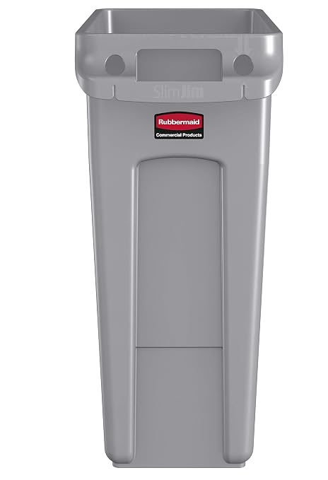 Rubbermaid Commercial Products Slim Jim Trash/Garbage Can - Image 2