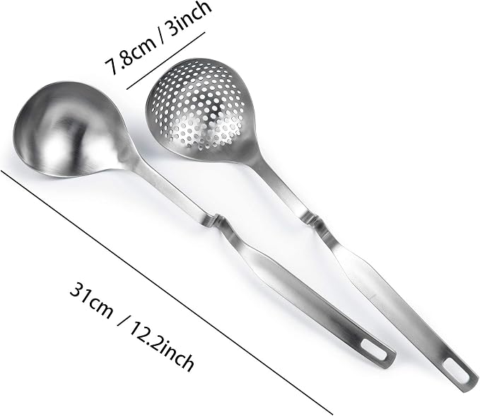 IMEEA Hot Pot Ladle Set Slotted Spoons - Image 6